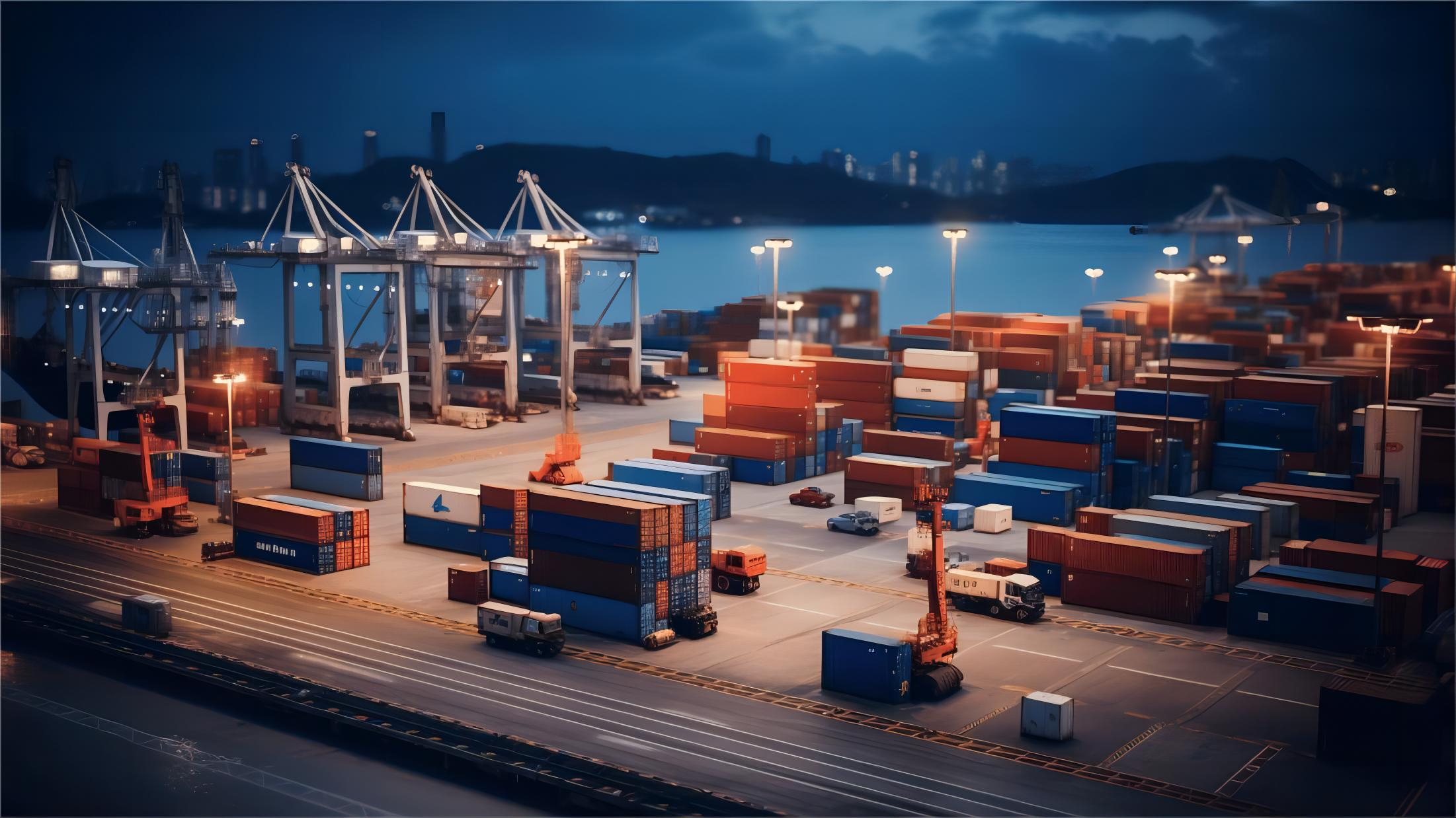 Door to door shipping logistics from China to Poland showing cargo movement