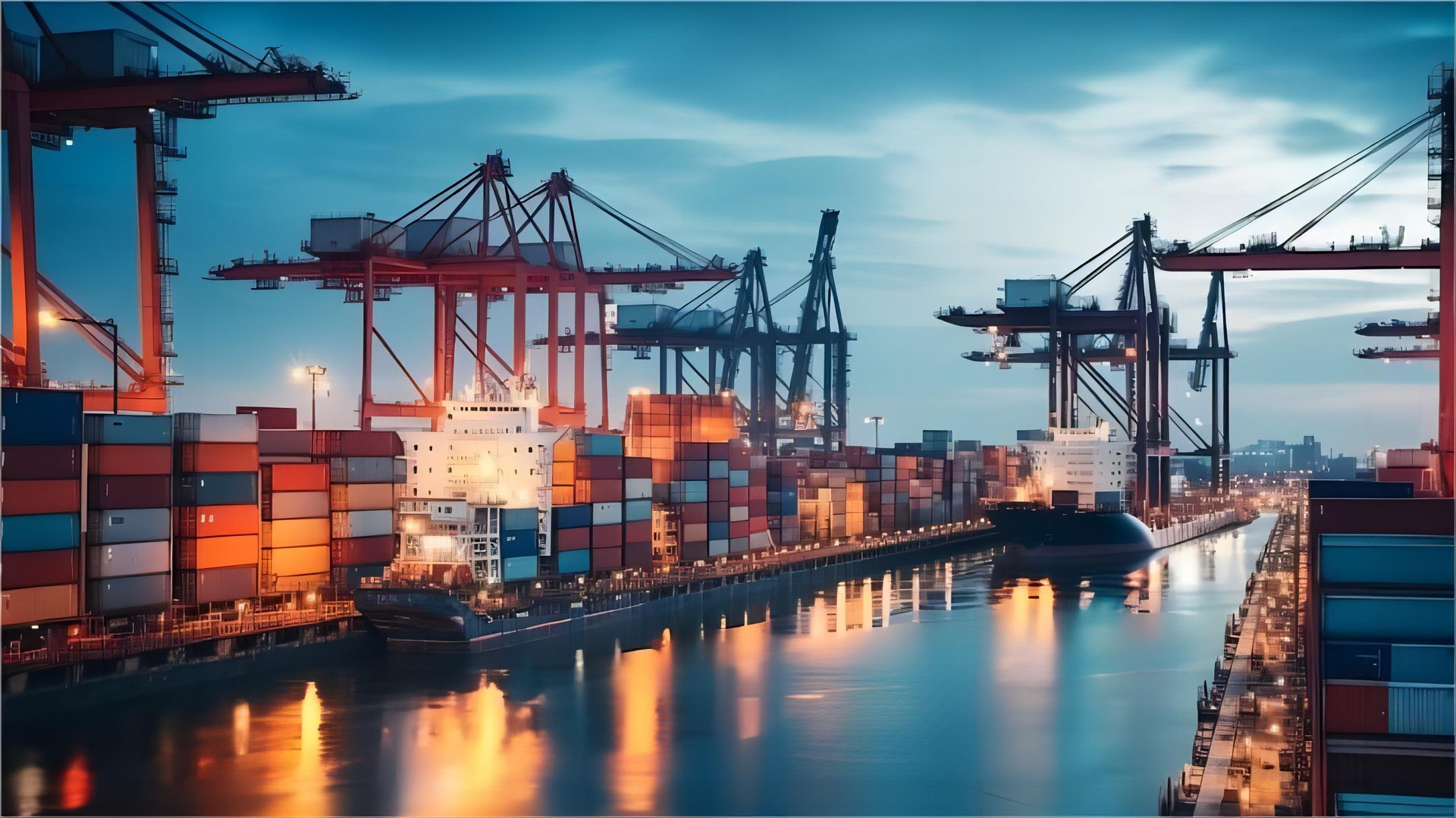 FCL container shipping 40HC and 20GP containers at a Chinese port terminal