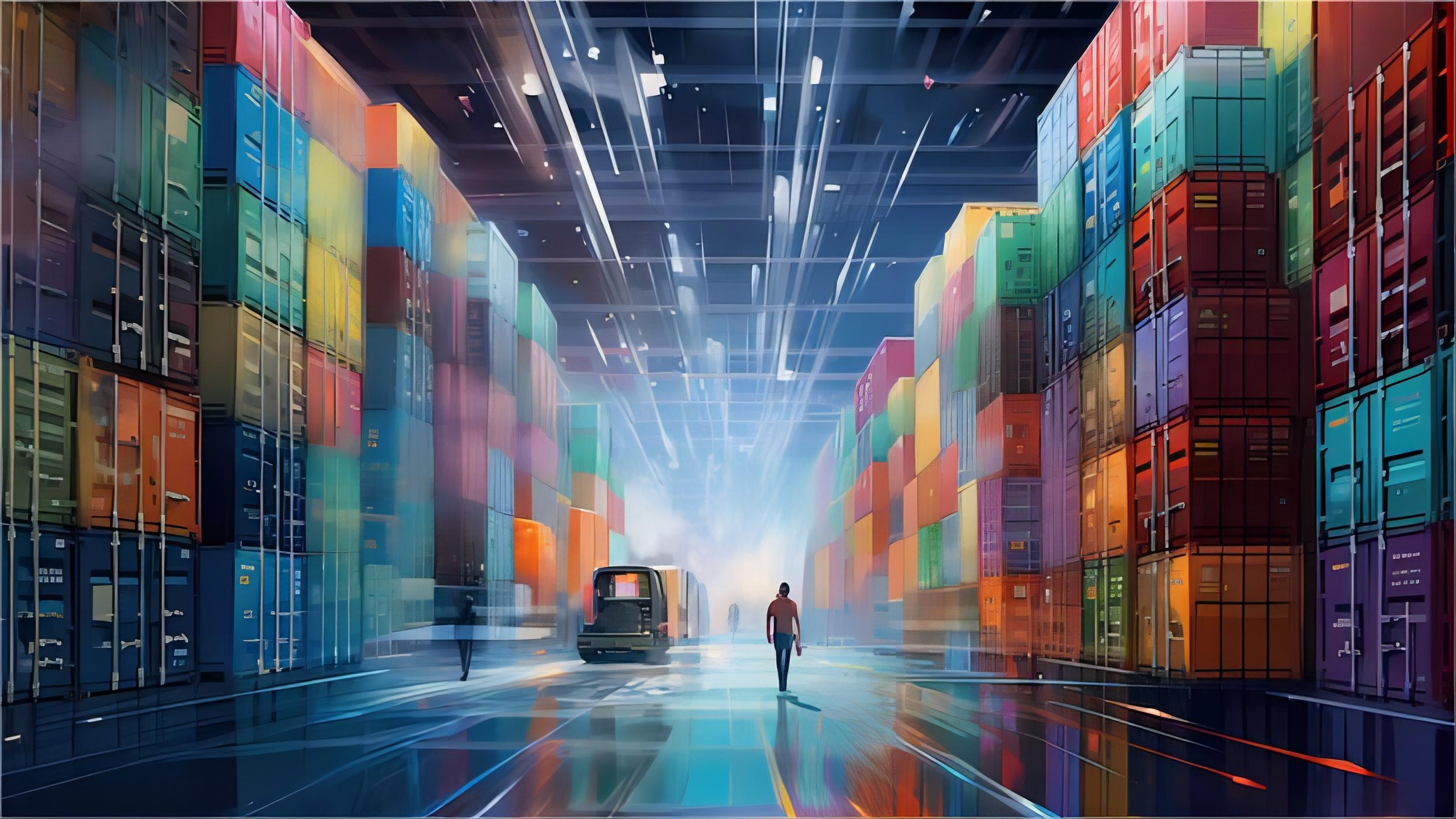 Air freight cargo plane loading at a major Chinese airport in 2026