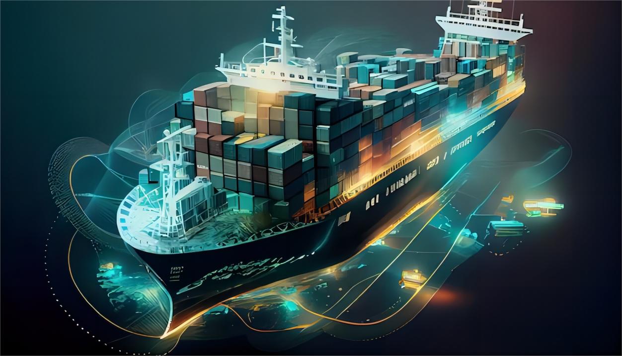 Cargo ship transporting containers for shipping from China to Australia DDP shipping