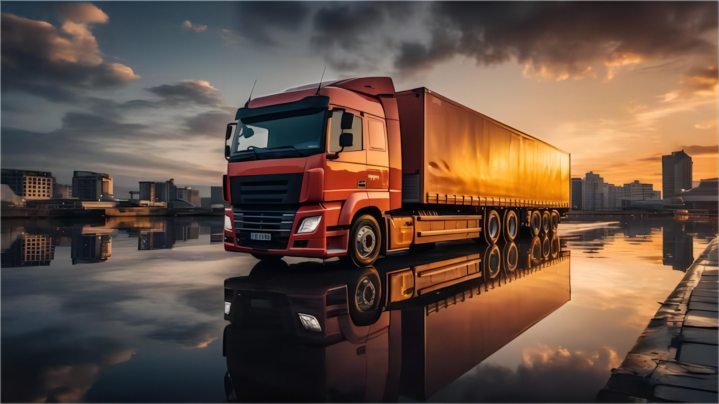 Logistics professional managing door to door cargo delivery