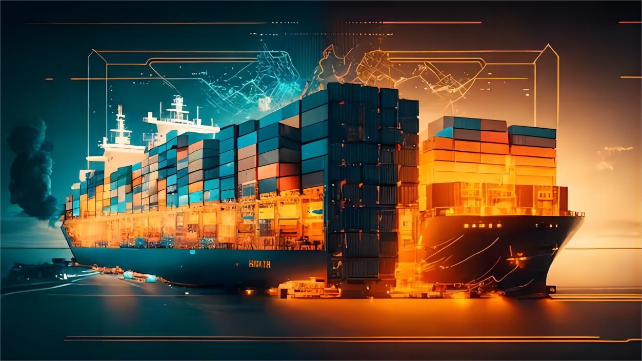 Logistics professional managing global supply chain