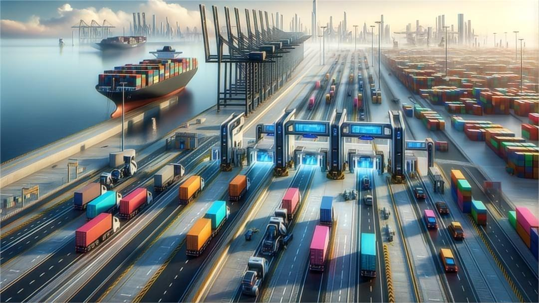 Logistics professional coordinating shipping schedules