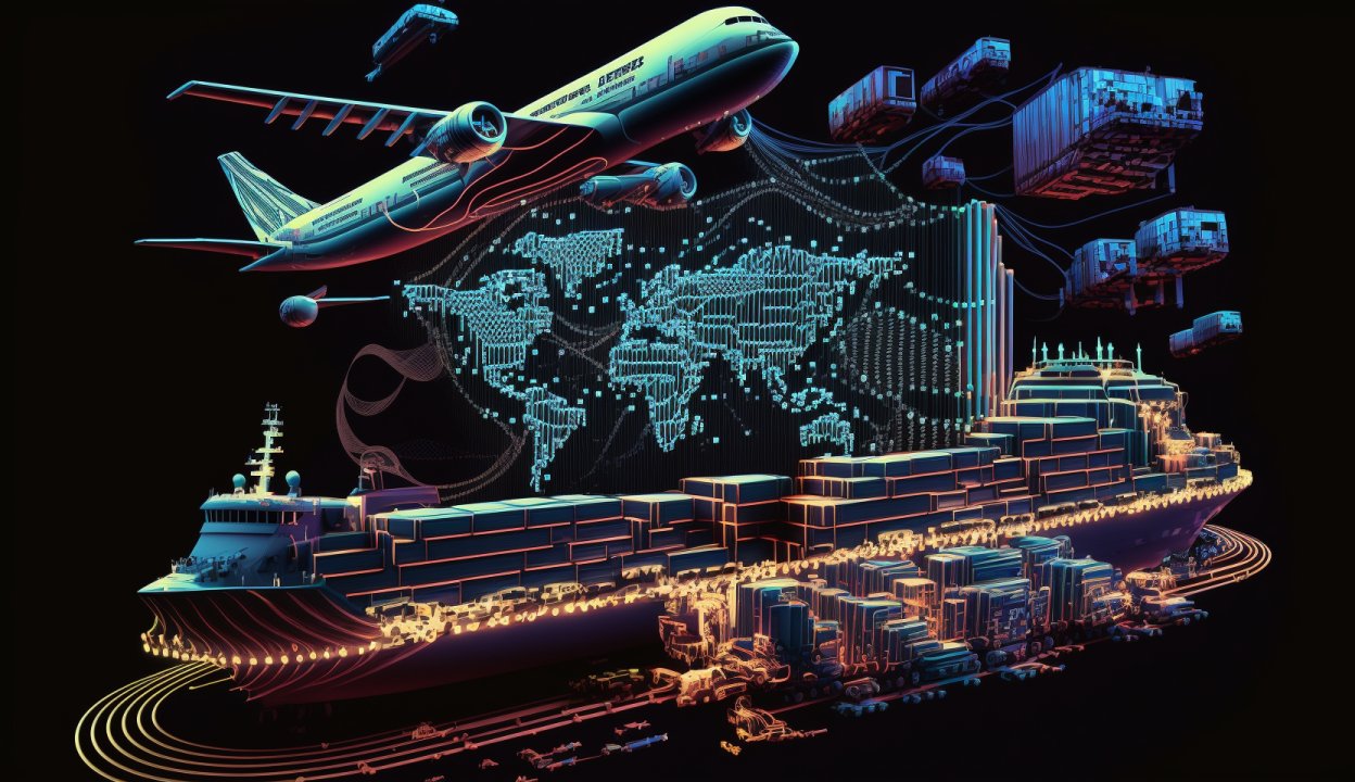 Professional logistics team managing sea freight operations